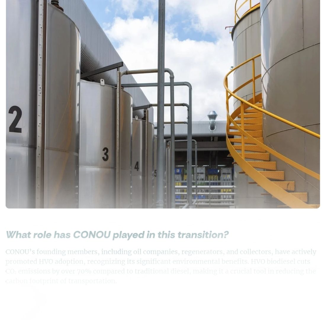 HVO biodiesel: CONOU upgrades its oil collection fleet