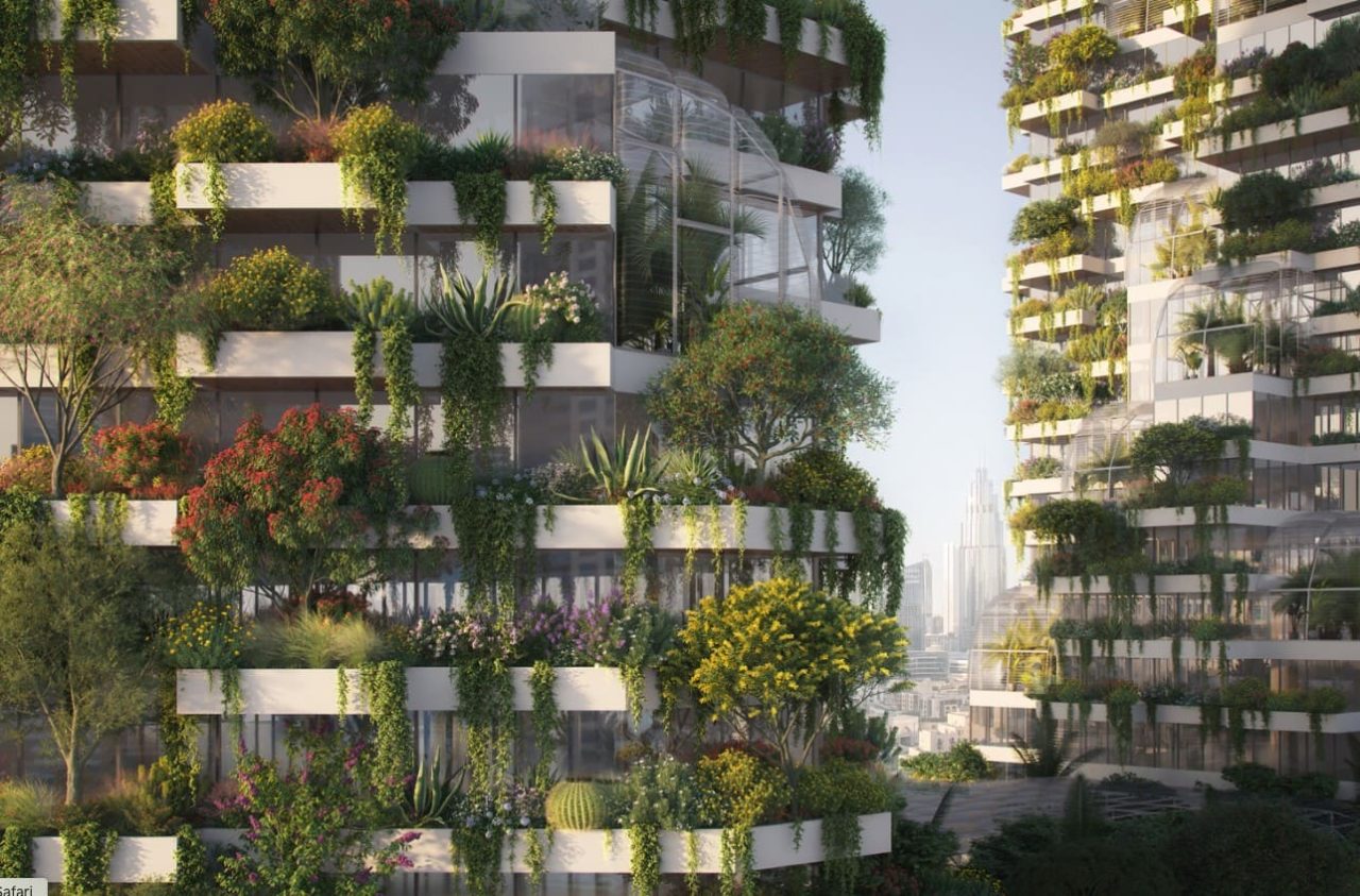 Vertical forest in the Middle East and North Africa in Dubai