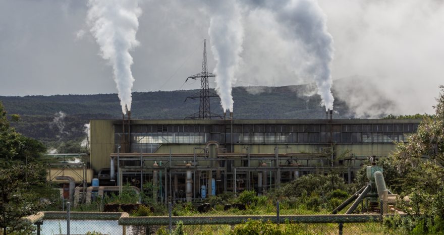 Rinnovabili • KenGen geothermal power plant at Olkaria, Kenya