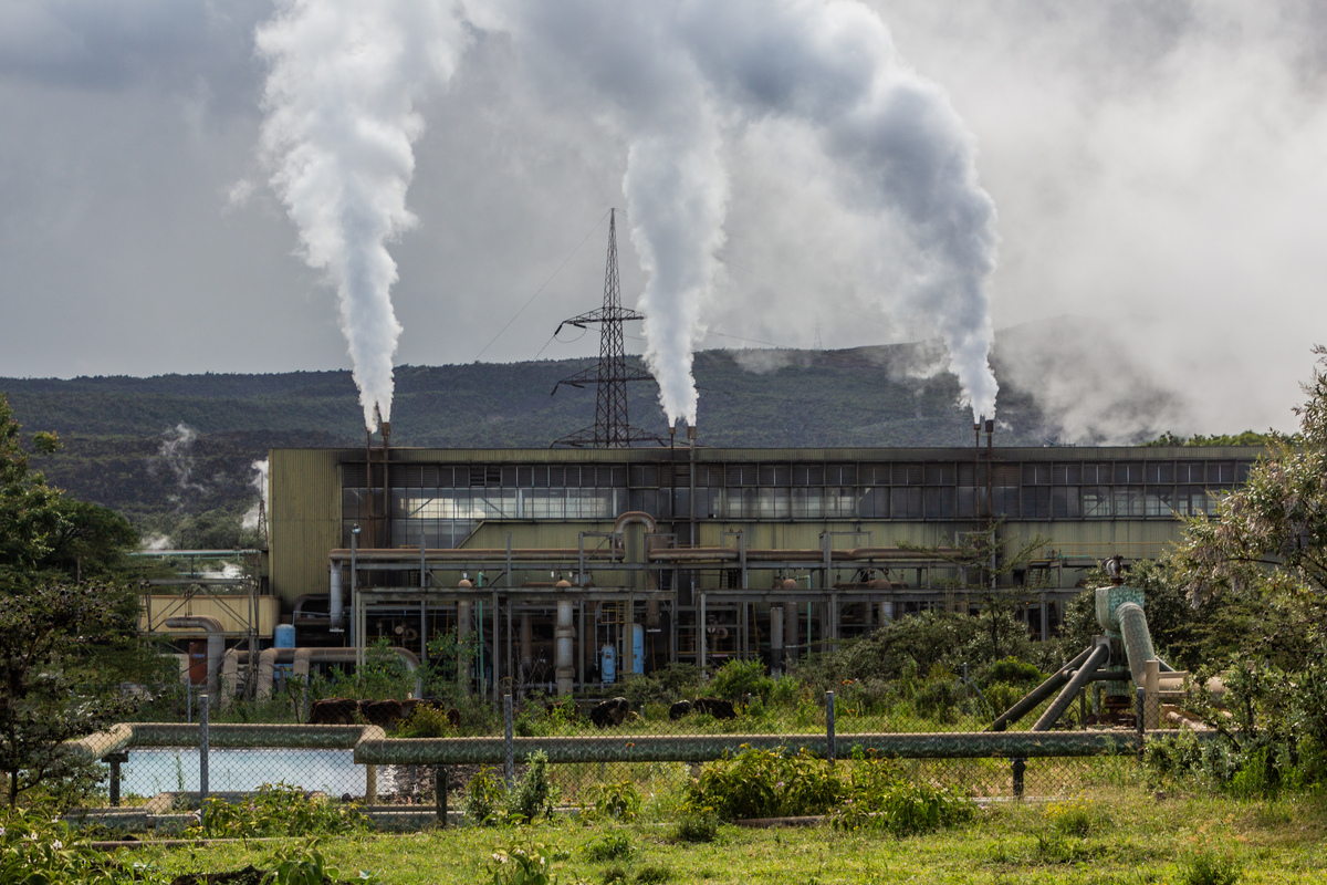 Rinnovabili • KenGen geothermal power plant at Olkaria, Kenya